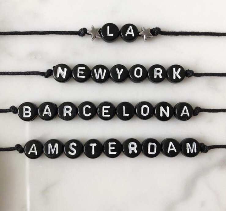 Joyjewelleryy City bracelets LA with 2 stars