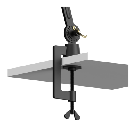 Tonone Bolt Desk 1 arm clamp smokey black