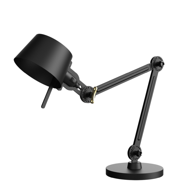 Tonone Bolt Desk 2 arm foot small smokey black