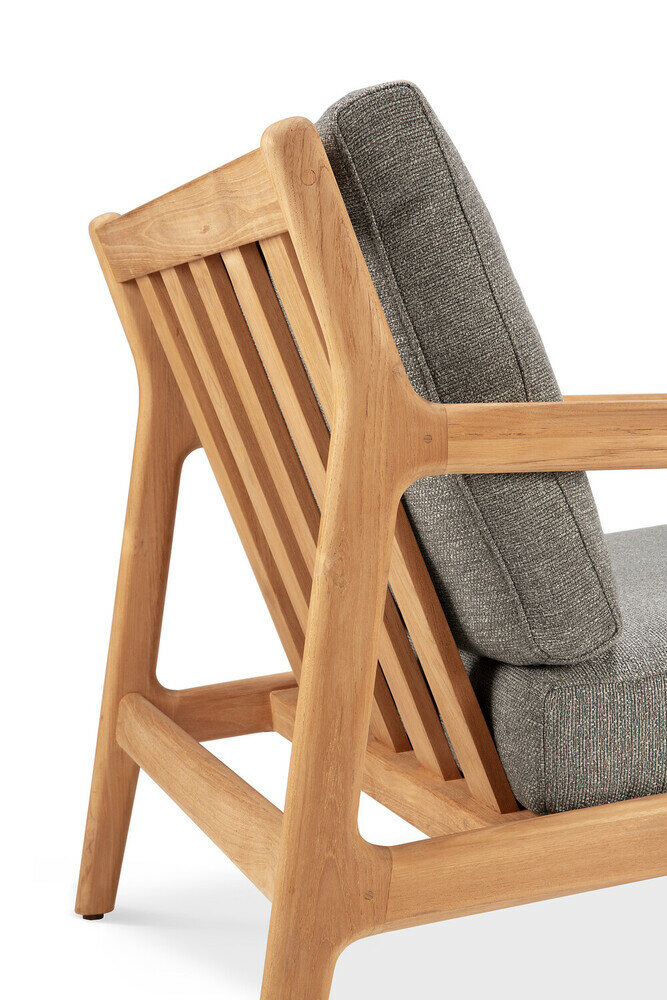 ethnicraft outdoor teak jack loungechair mocha