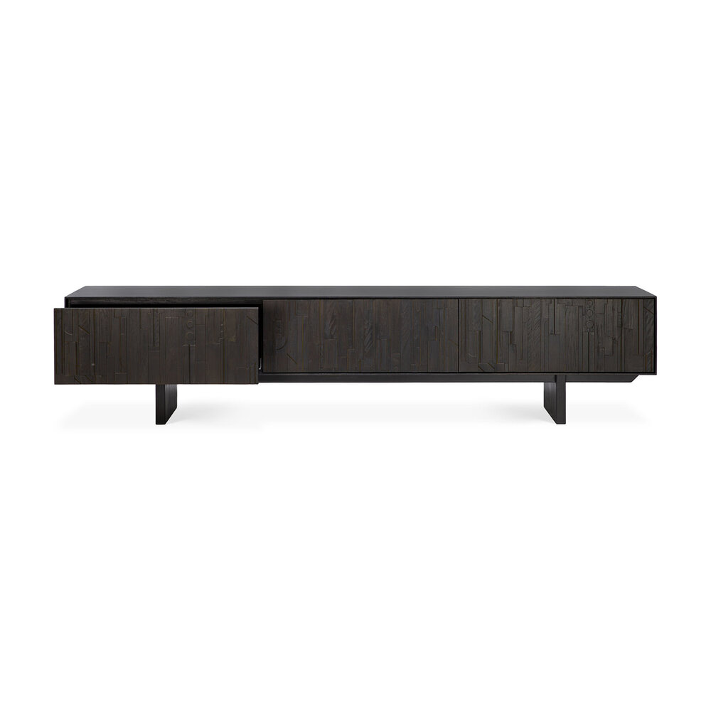 Ethnicraft Teak Mosaic TV cupboard 242 cm
