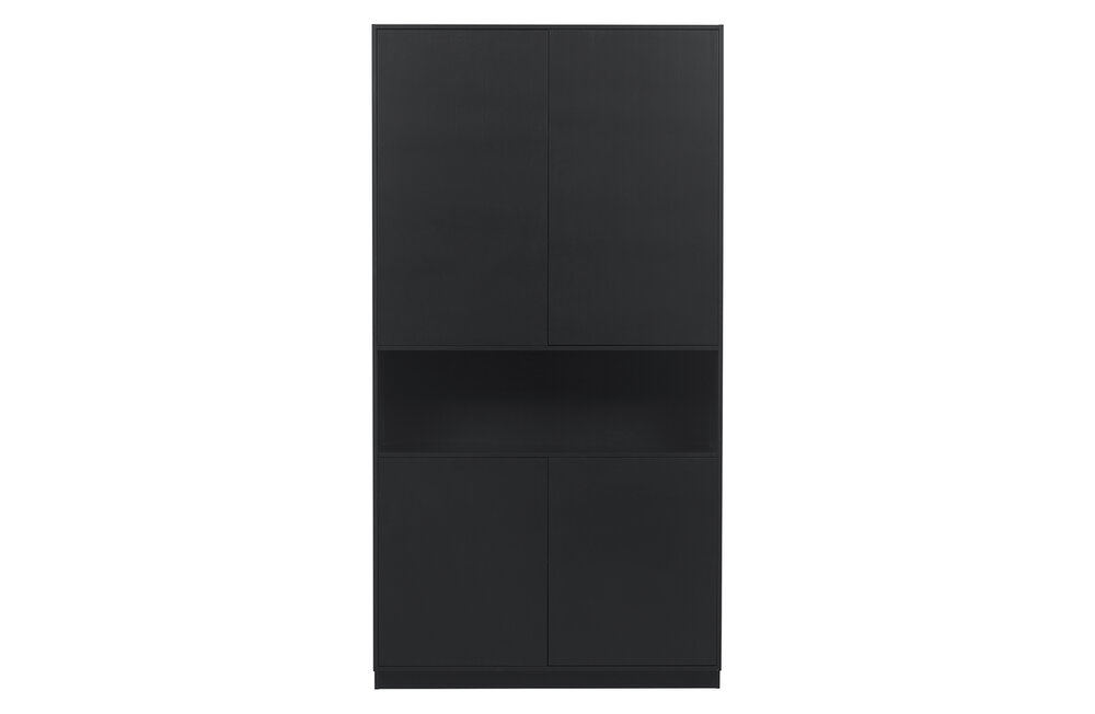 WOOOD Finca opbergkast 110cm zwart