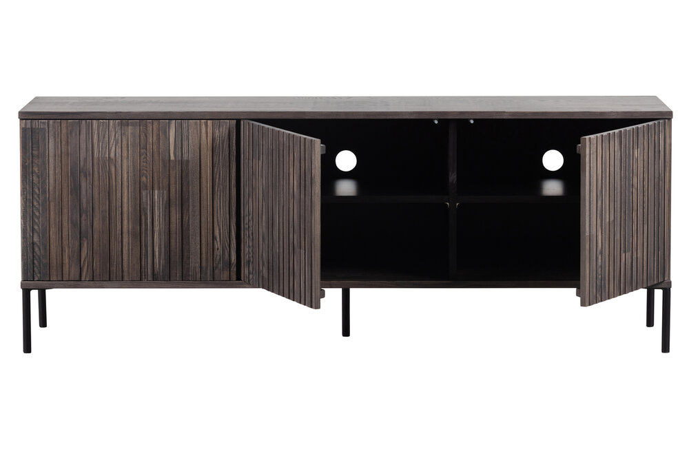 WOOOD Premium Gravure tv meubel 150 cm essen espresso