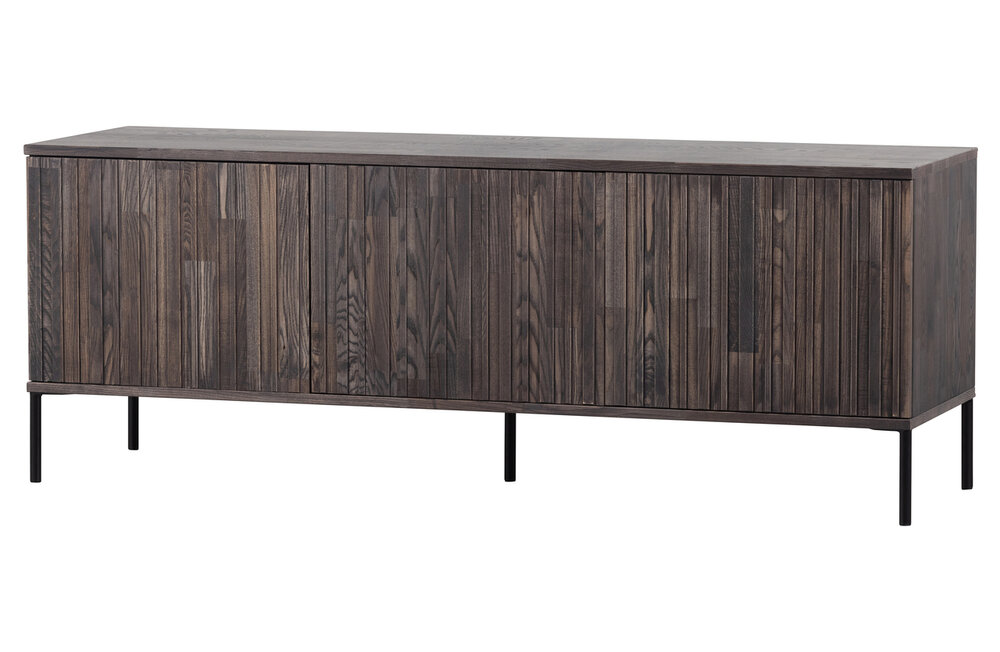 WOOOD Premium Gravure tv meubel 150 cm essen espresso
