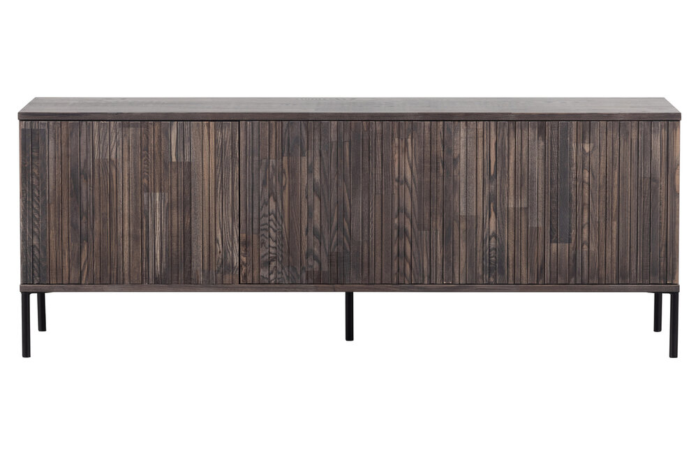 WOOOD Premium Gravure tv meubel 150 cm essen espresso