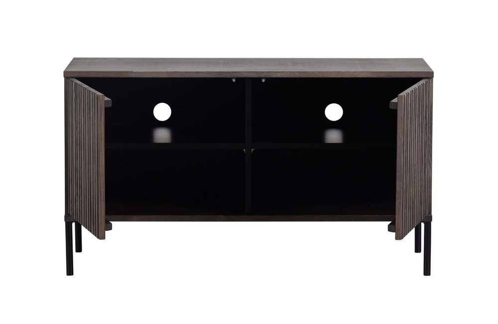 WOOOD Premium Gravure tv meubel 100 cm essen espresso