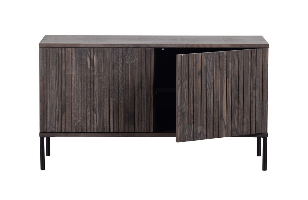 WOOOD Premium Gravure tv meubel 100 cm essen espresso