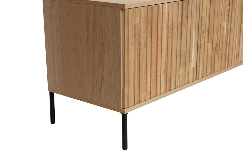 WOOOD Premium Gravure tv meubel 150 cm eiken blanke lak 