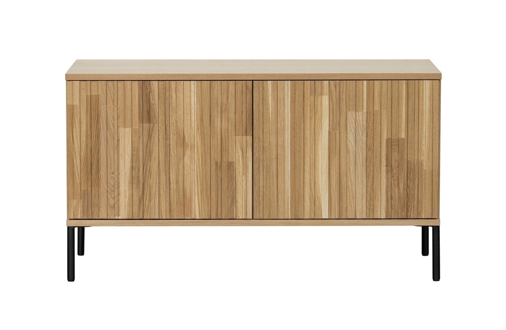 WOOOD Premium Gravure tv meubel 100 cm eiken blanke lak 