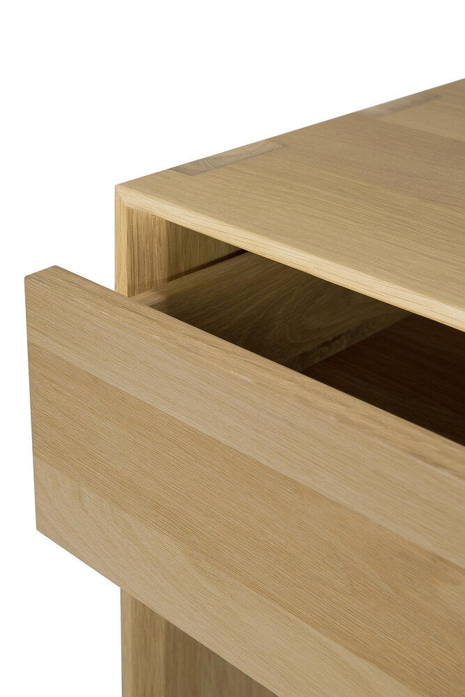 Ethnicraft Nordic console oak lade detail
