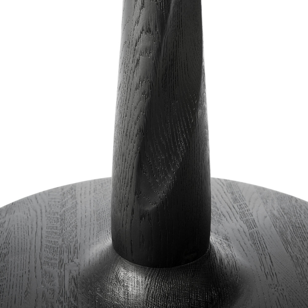 Ethnicraft Oak Torsion square black dining table