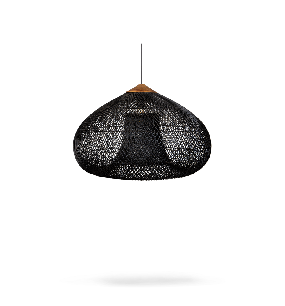 Dbodhi Bright Drum Lamp Charcoal 80cm