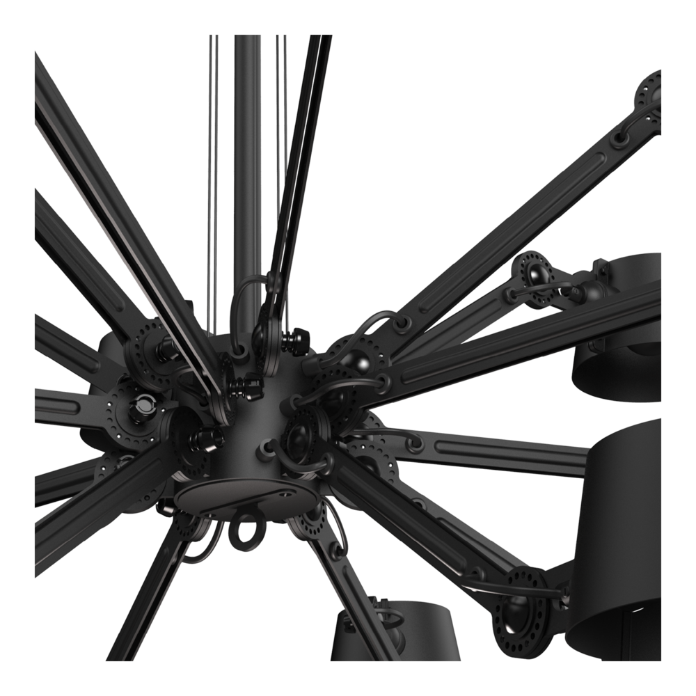 Tonone Bolt chandelier 18 arms 