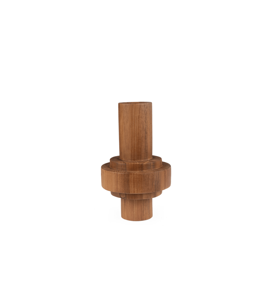 dbodhi cylinder vaas teakhout