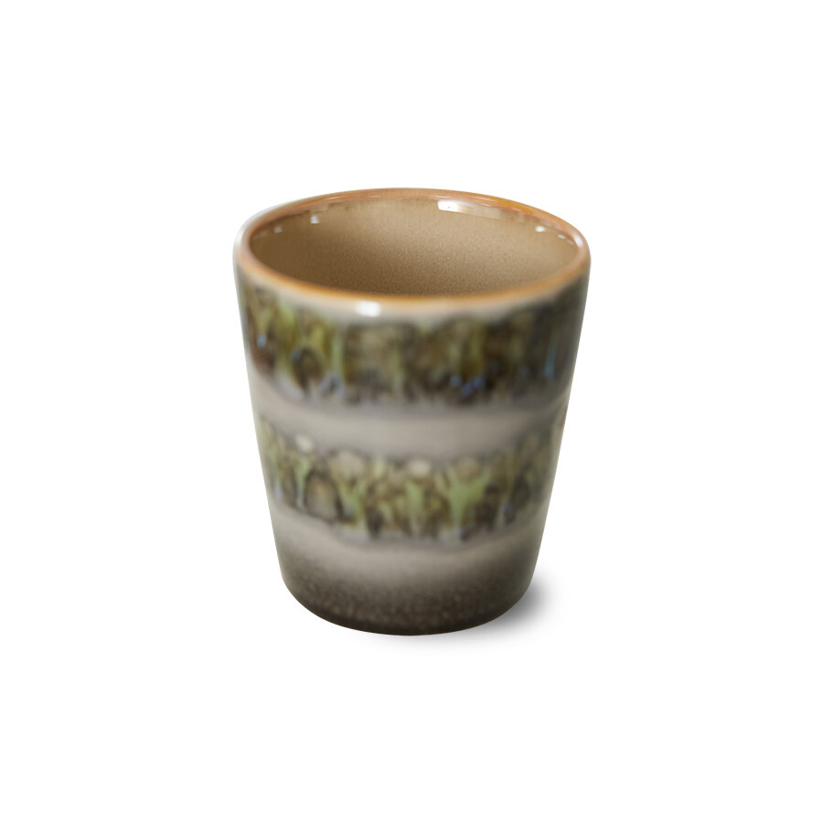HKLIVING 70s ceramics: coffee mug, fern