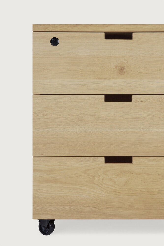 Ethnicraft oak Billy drawer unit Oak