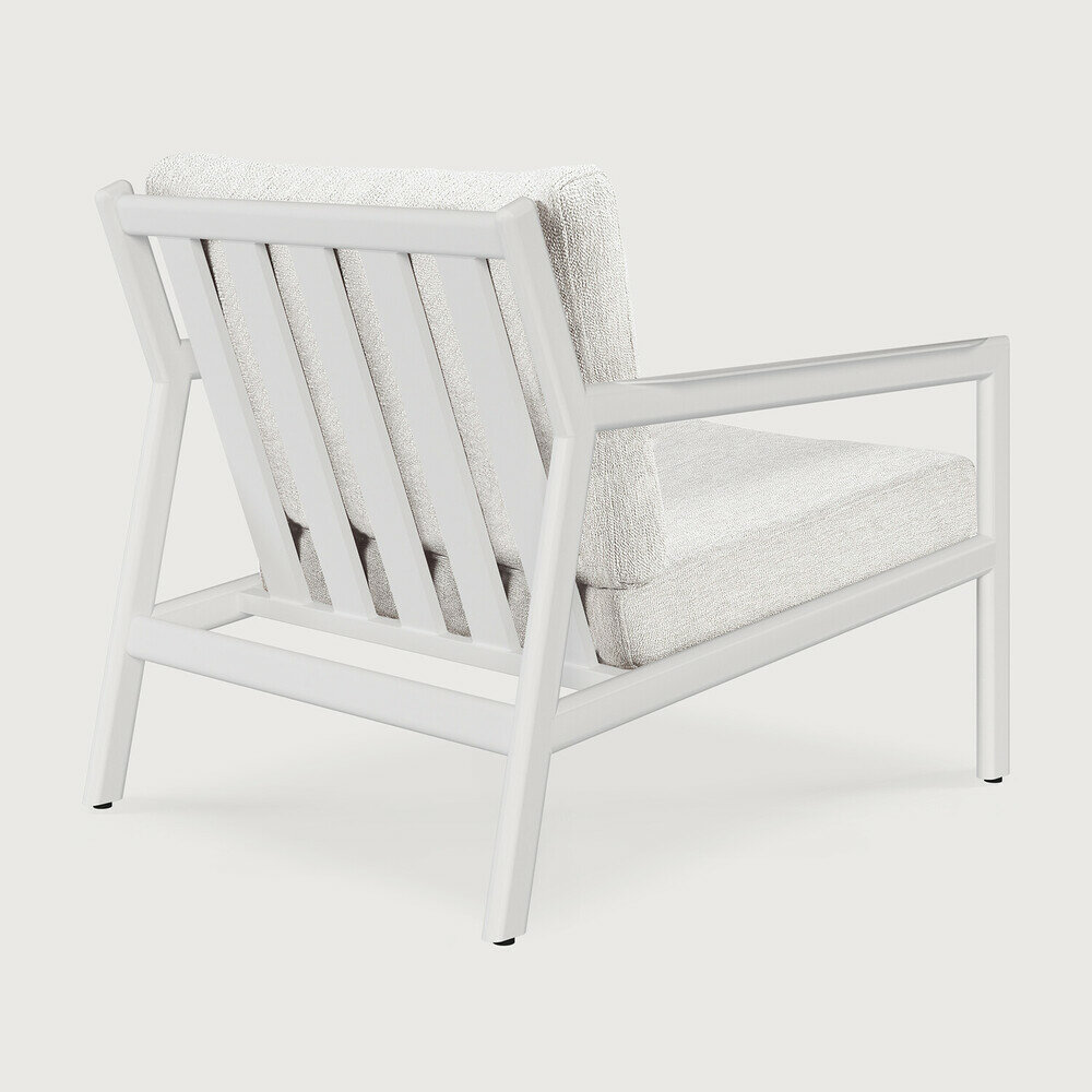 Ethnicraft Jack Outdoor Lounge Chair Aluminium Off White
