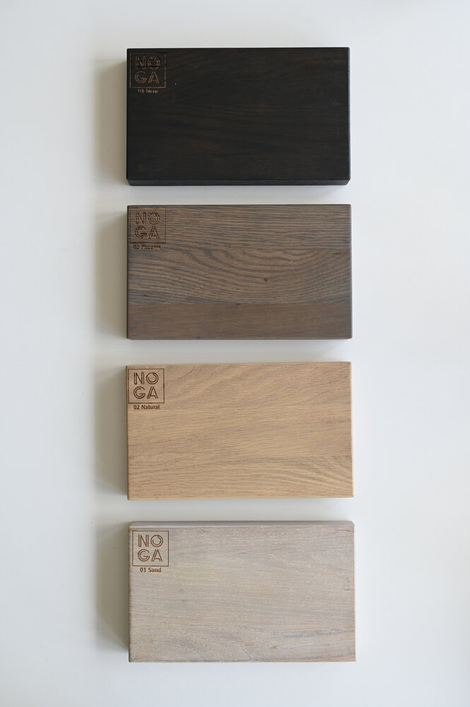 NOGA design eetkamertafel houtstalen 