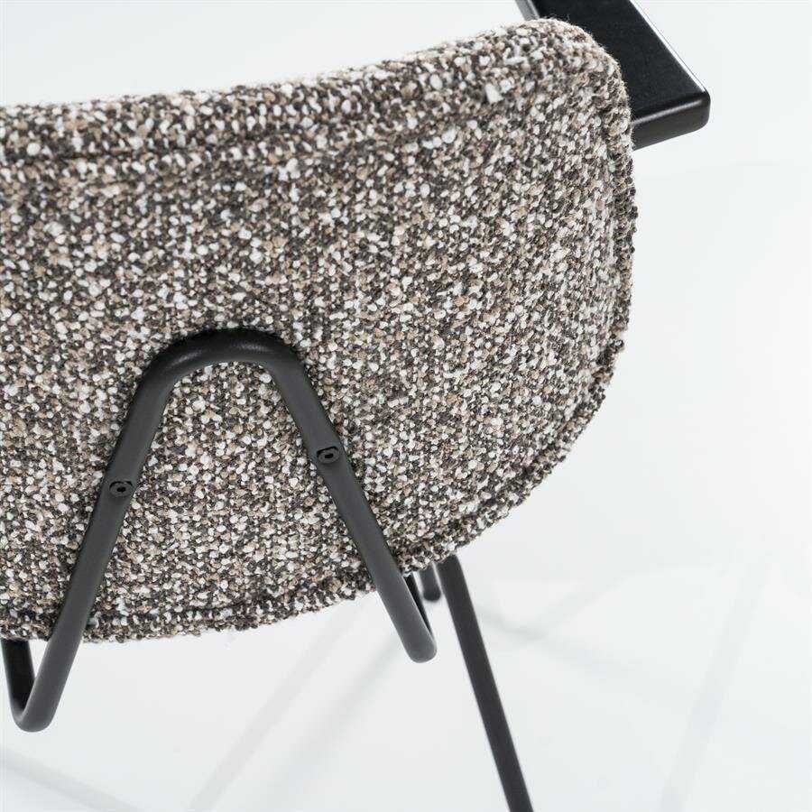 Eleonora Stoel Jon Met Armleuning - Taupe Maywood