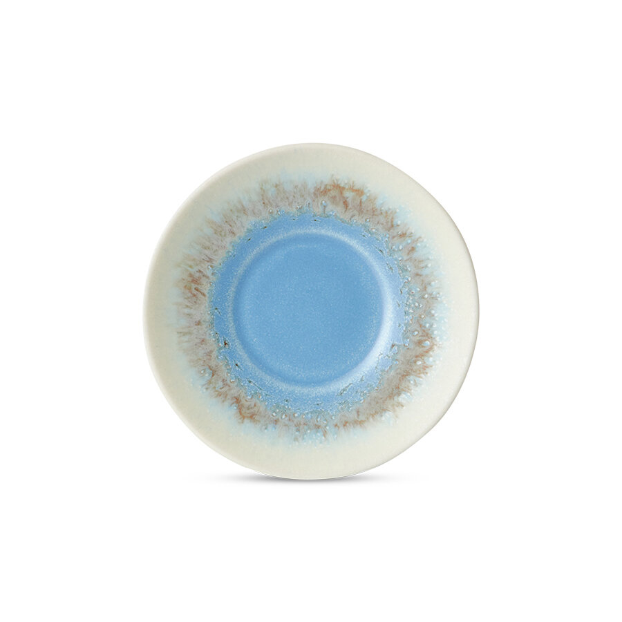 70s ceramics: saucers, ocean (set of 4)