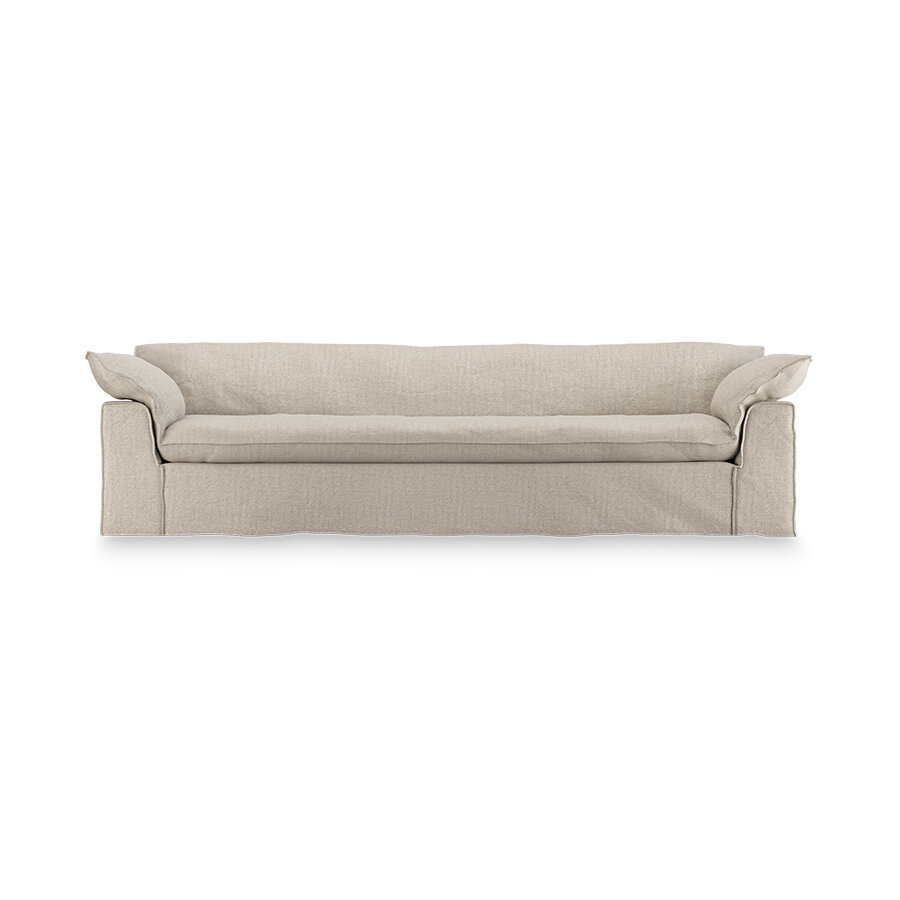 HKLIVING Nomad Couch Pure Ivory 305cm