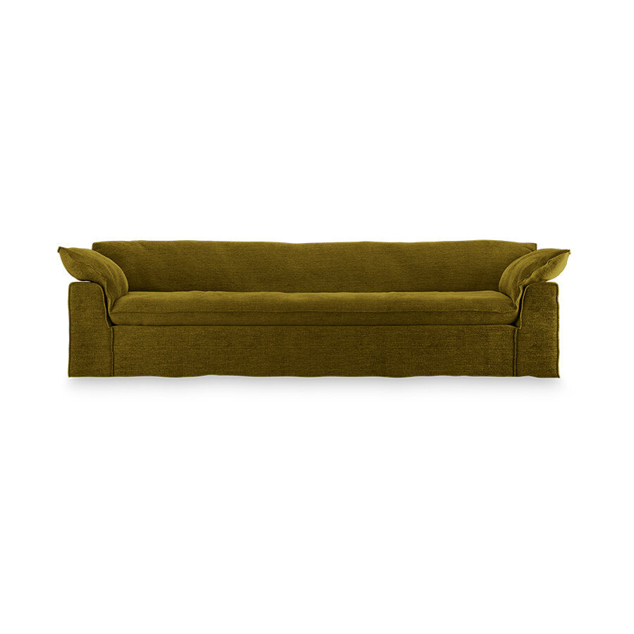 HKLIVING Nomad Royal Velvet Olive 305cm