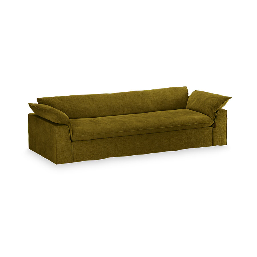 HKLIVING Nomad Royal Velvet Olive 305cm