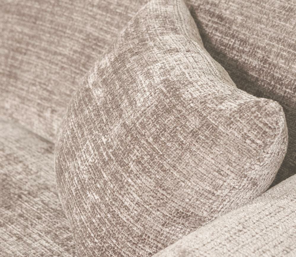 WOOOD Premium Cloud hoekbank Chenille Naturel Rechts