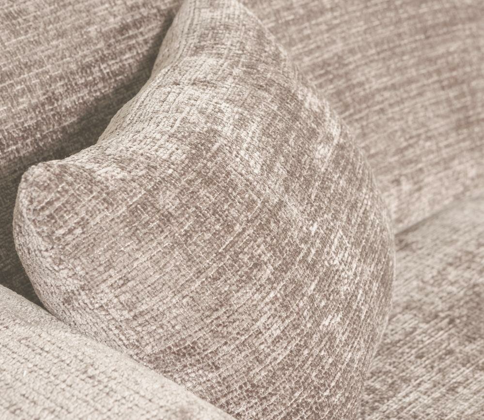 WOOOD Premium Cloud hoekbank Chenille Naturel Links