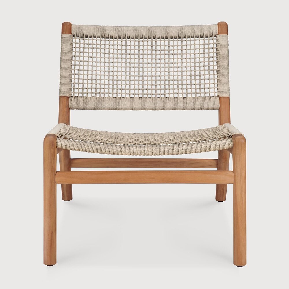 Ethnicraft Jack Woven outdoor loungestoel