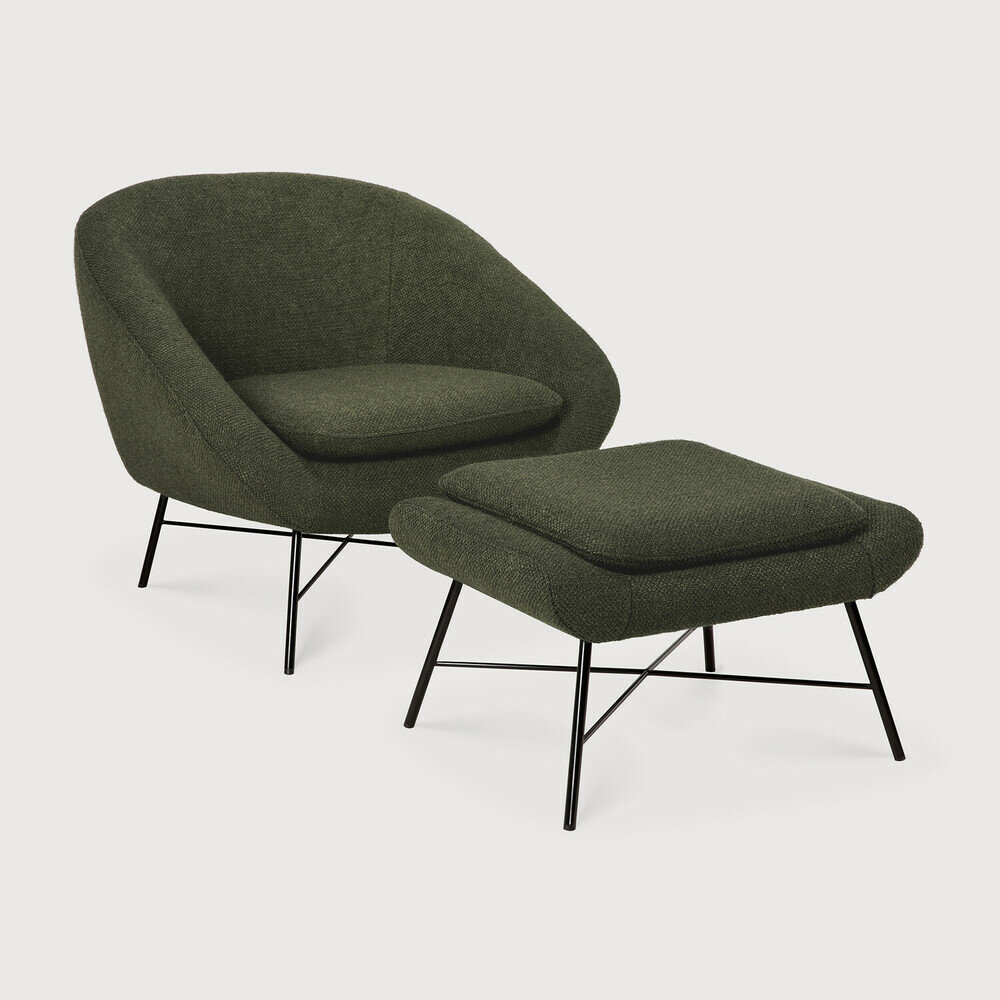 Ethnicraft Barrow Voetbank Pine Green