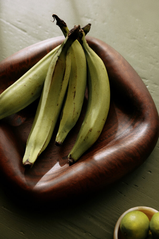 HKLIVING Wooden fruit bowl