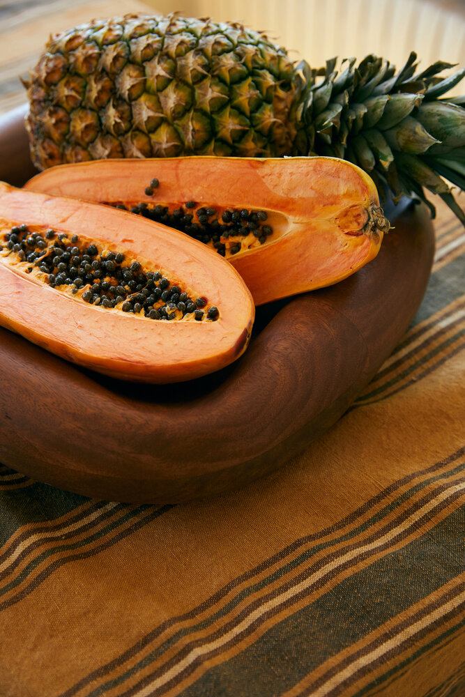 HKLIVING Wooden fruit bowl