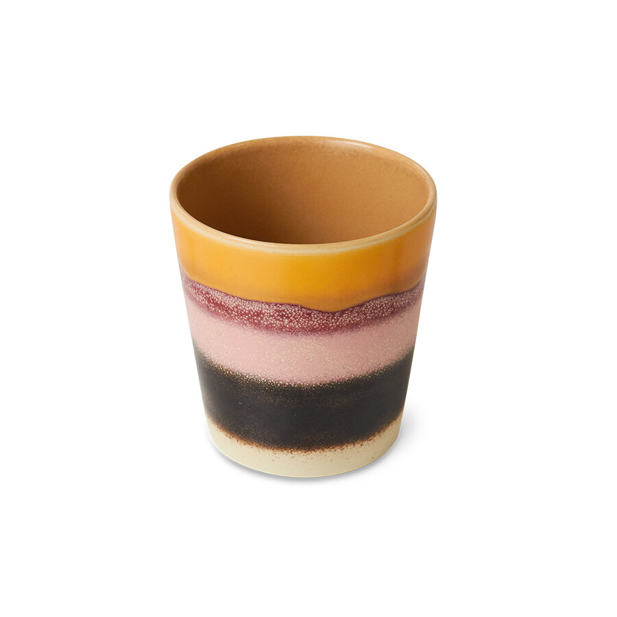 HKLIVING 70s ceramics: coffee mug sunset