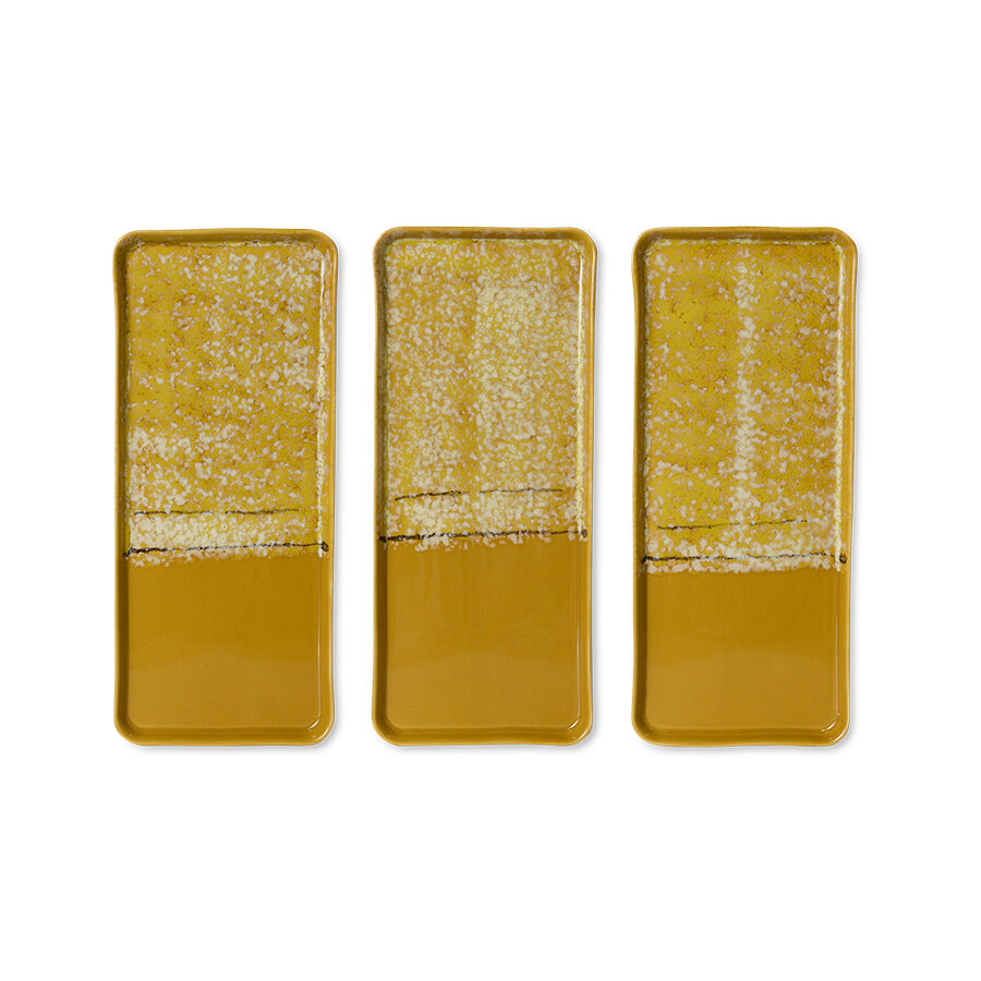 HKLIVING 70s ceramics: cake tray sunbeam