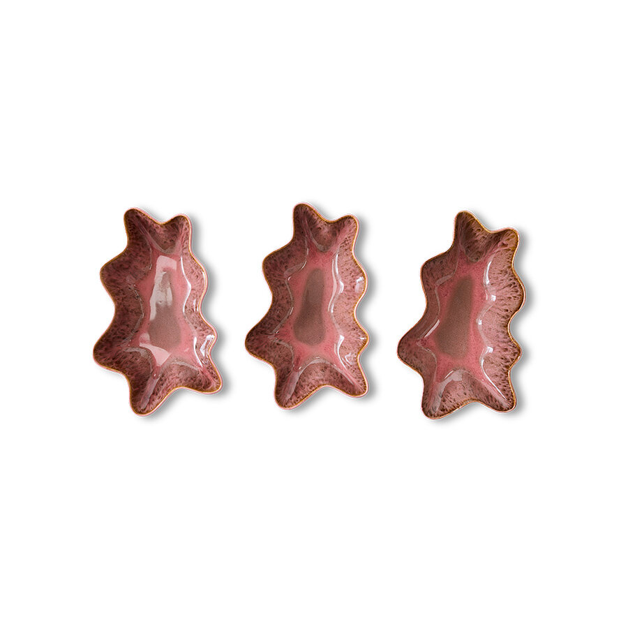 HKLIVING Shell serving bowl coral