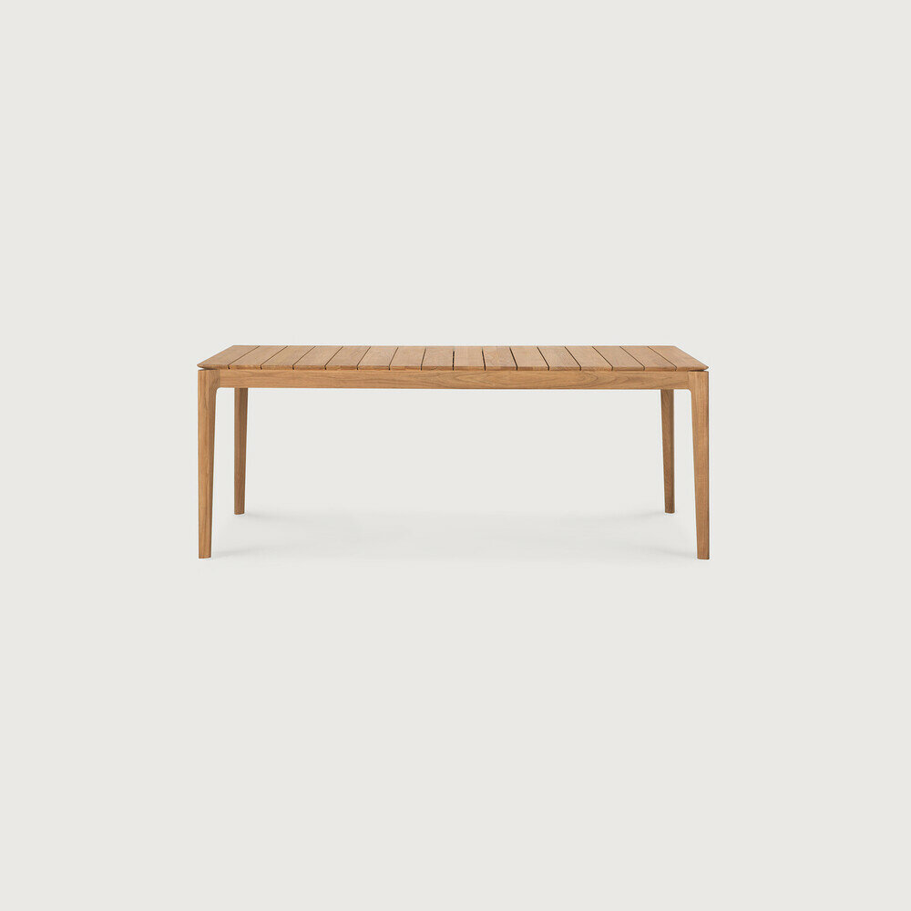 Ethnicraft Bok uitschuifbare outdoor teak eettafel