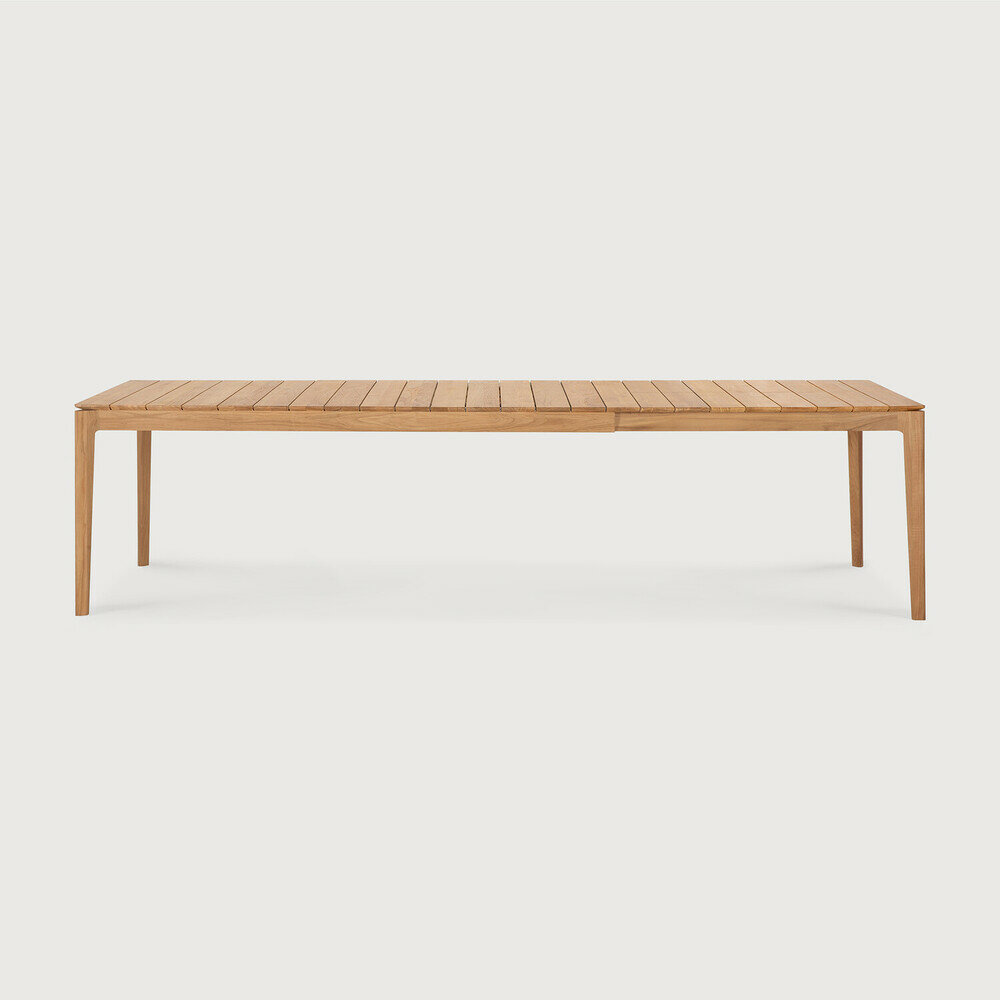 Ethnicraft Bok uitschuifbare outdoor teak eettafel