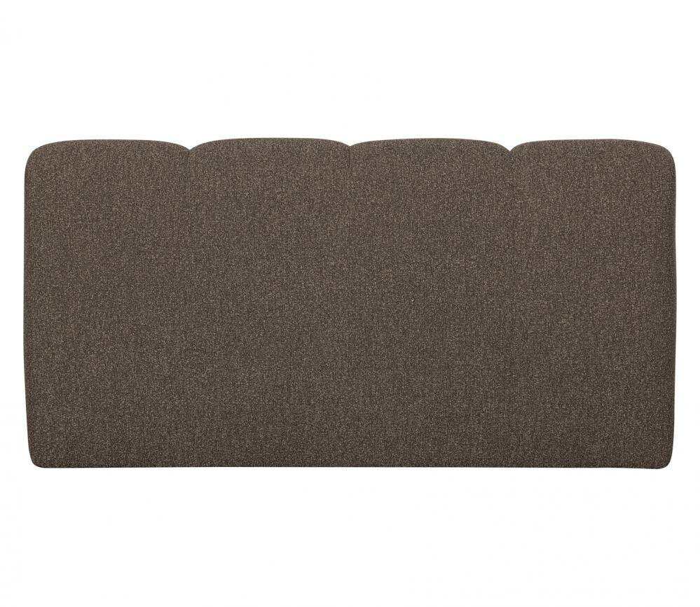 WOOOD Mojo Eetbankje 164cm Met Rugleuning Boucl&eacute; Bruin Melange