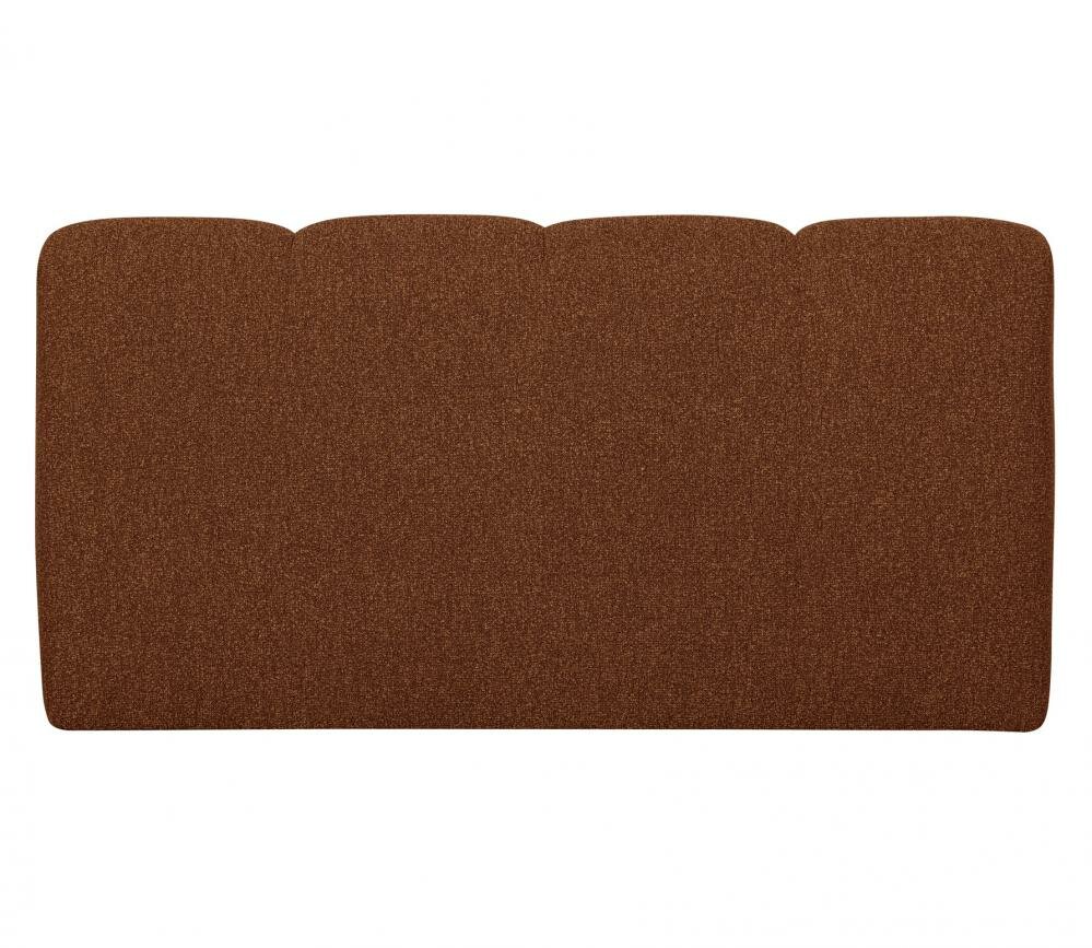 WOOOD WOOOD Mojo Eetbankje 164cm Met Rugleuning Boucl&eacute; Roestbruin MelangeMojo Eetbankje 164cm Met Rugleuning Boucl&amp;#x00e