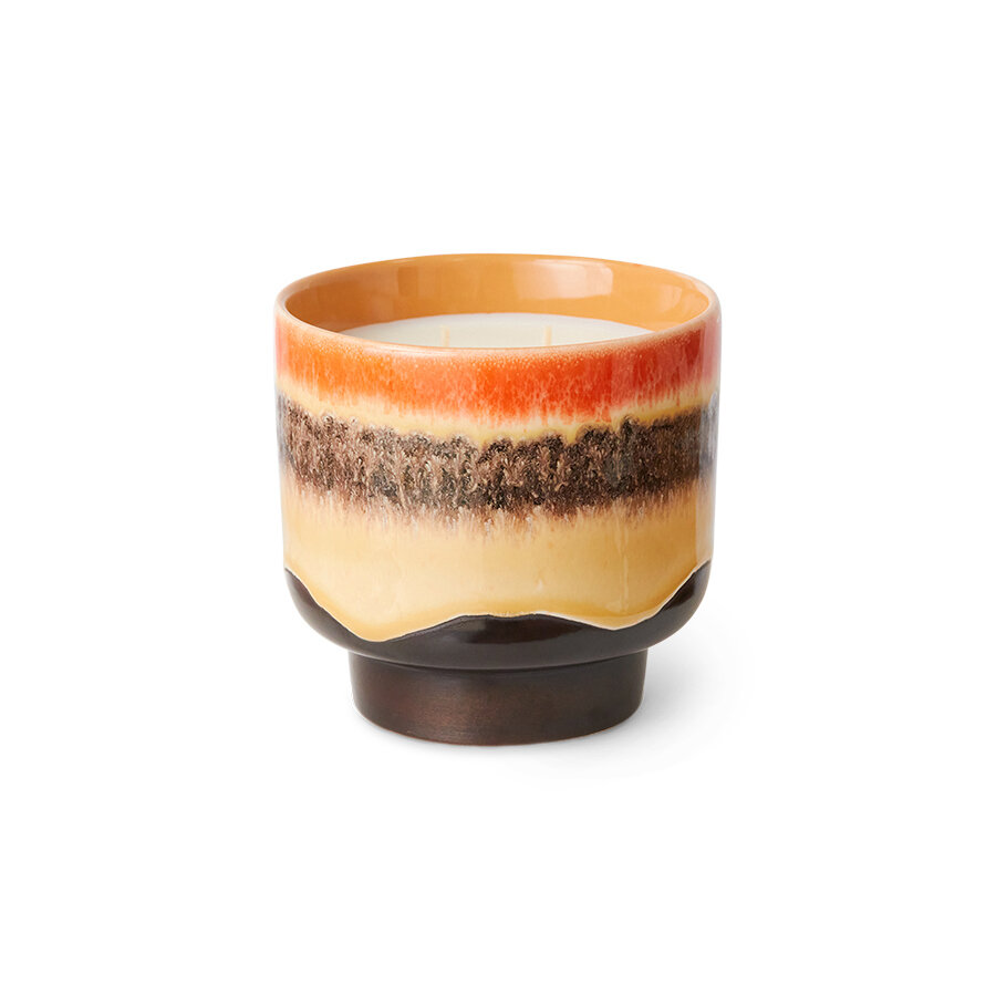 HKLIVING 70s ceramics: small scented candle Tulum