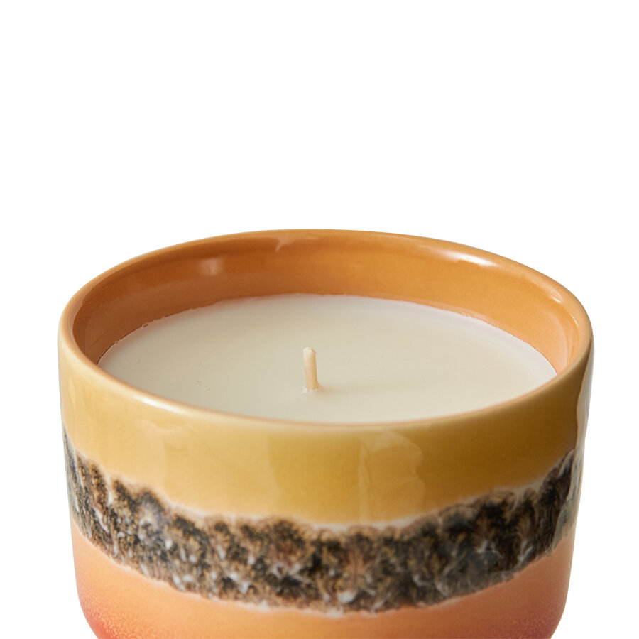 HKLIVING 70s ceramics: small scented candle Tulum