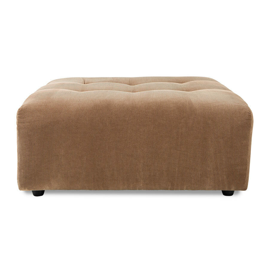 HKliving vint couch element hocker corduroy rib brown