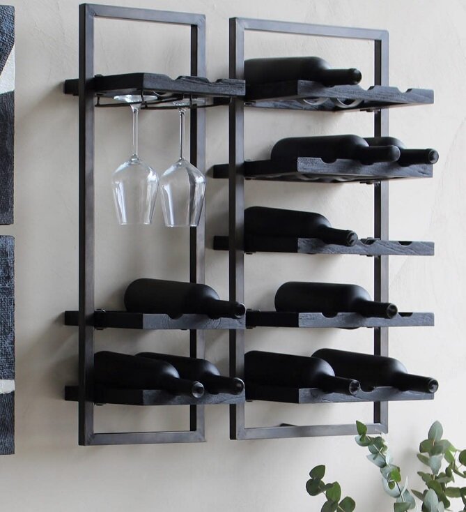 dBodhi Shelfmate Winemate Type E Wijnrek Charcoal 