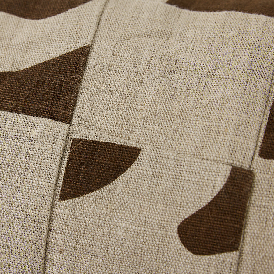 HKLIVING Natural patched cushion 70x30 cm 