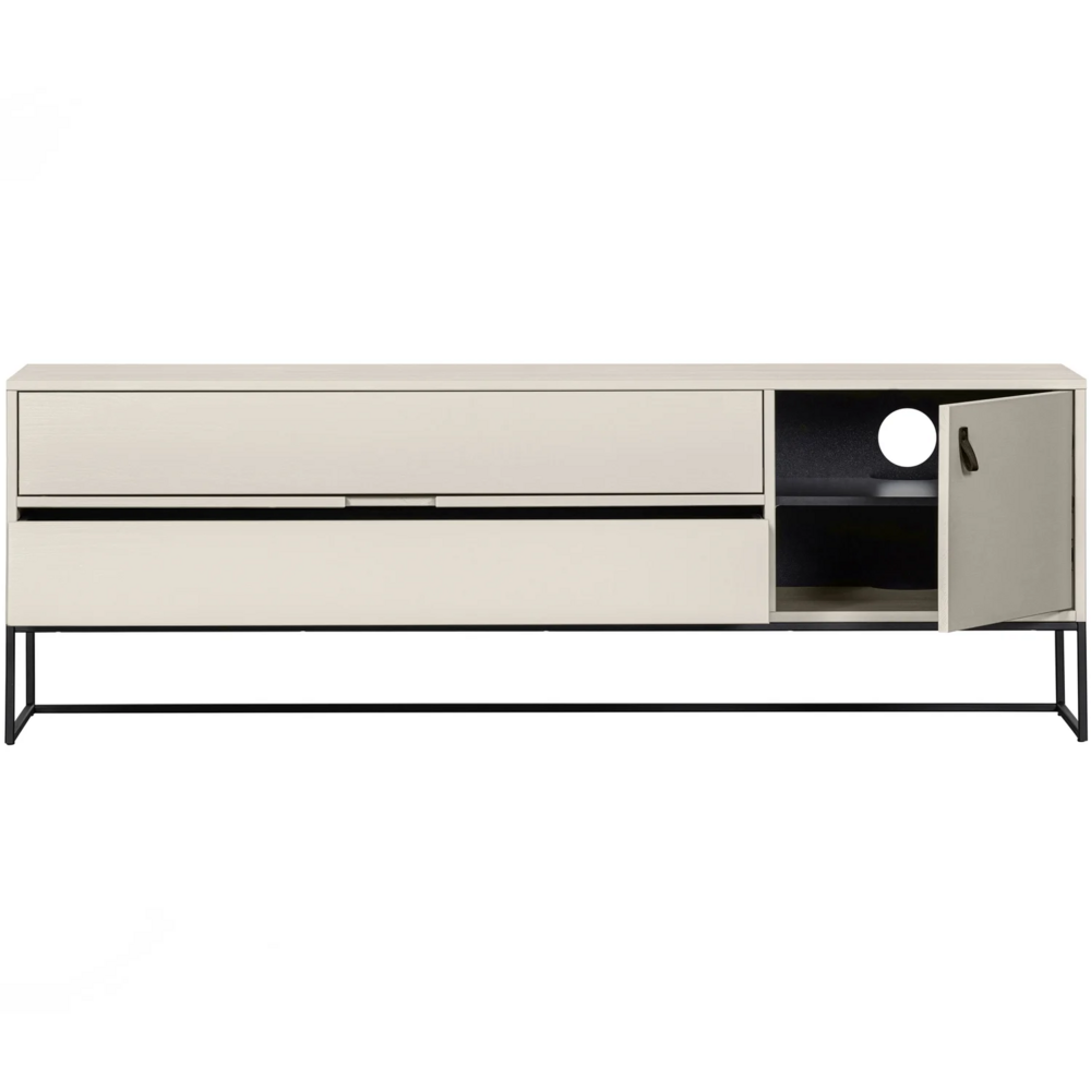 WOOOD Essentials Silas TV Meubel 180cm Grenen Dust