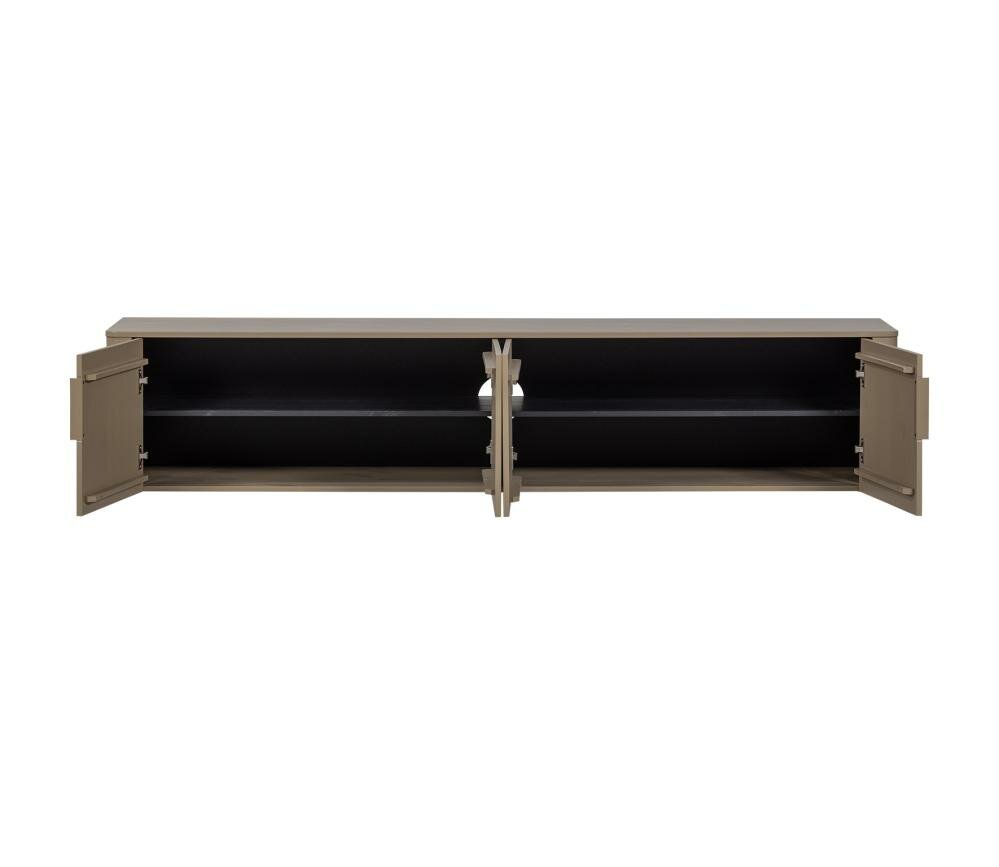 WOOOD Gunnar TV Meubel 200 cm Grenen Mud