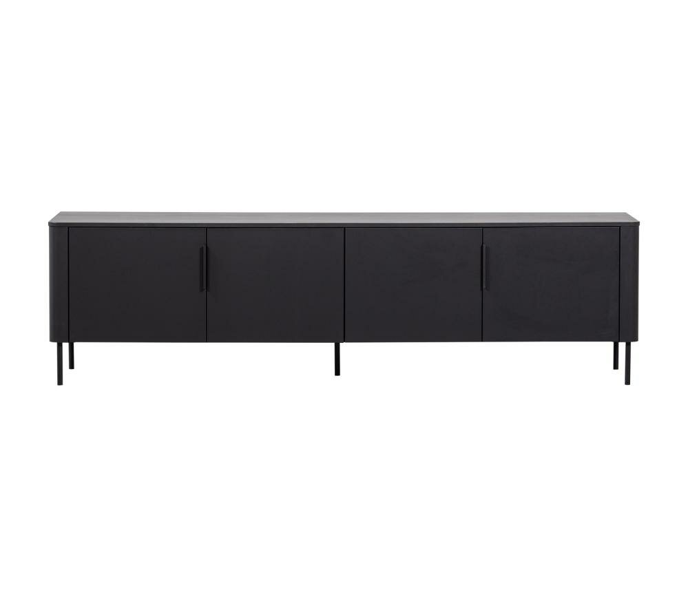 WOOOD Gunnar TV Meubel 200 cm Mat Zwart