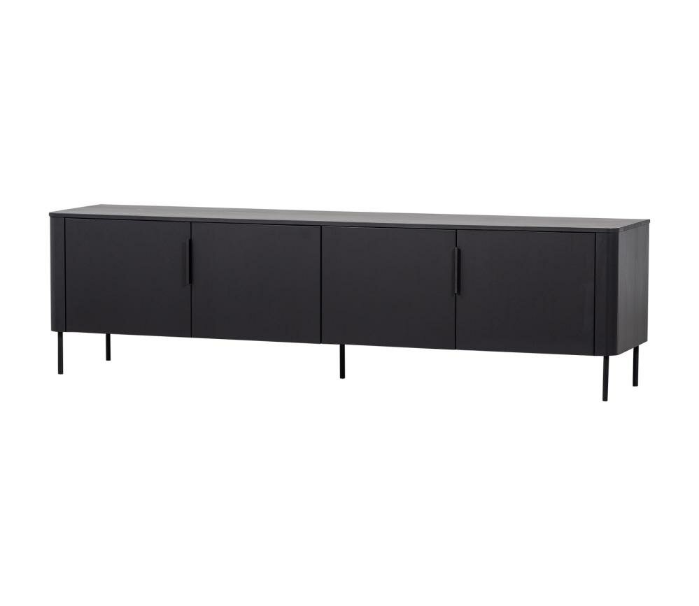 WOOOD Gunnar TV Meubel 200 cm Mat Zwart