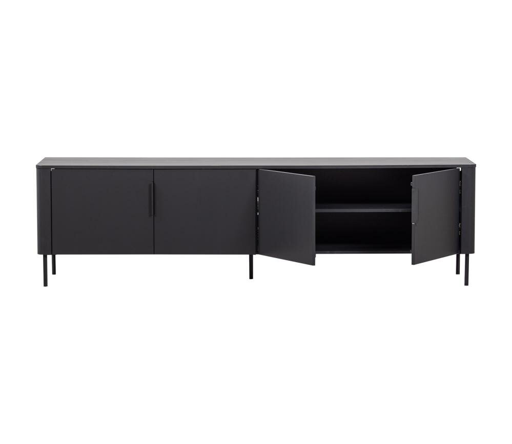 WOOOD Gunnar TV Meubel 200 cm Mat Zwart